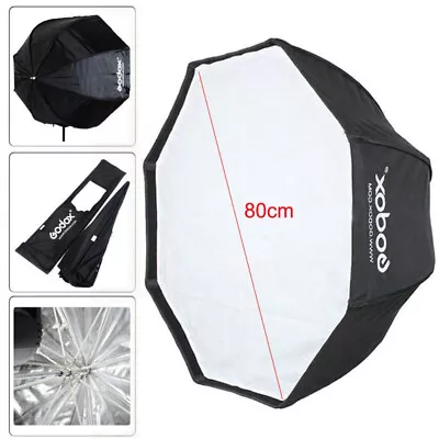 US  Godox 32  80cm Portable Octagon Softbox Umbrella Brolly Reflector For Flash • $32.99