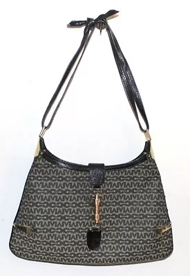 Mark Cross Vintage Logo With Metal Embellishments Shoulder Bag  Distress 60's • $139.99