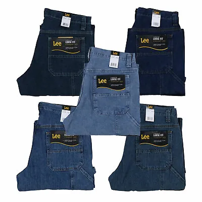 $42.79 • Buy Lee Mens Carpenter Jeans Loose Fit Straight Leg Denim Pants All Sizes New Nwt