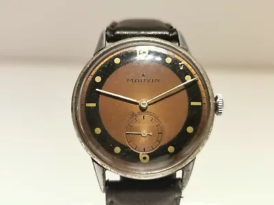 £307.51 • Buy Vintage Ww2 Military Rare Collectible Sub Second Men's Swiss Watch  Marvin  15j.