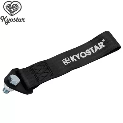 $16.37 • Buy Universal KYOSTAR High Strength JDM Racing Front &Rear Tow Strap Belt Hook Black