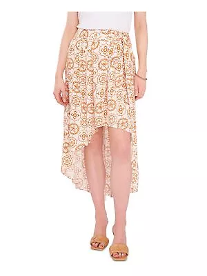VINCE CAMUTO Womens Ivory Printed Above The Knee Hi-Lo Skirt L • $8.99