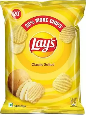 Lays Classic Salted Crisps 52g (PACK OF 6) • £8.99