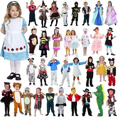 Unisex Girls/Boys Toddler Infant Fancy Dress Book Week Party Costumes Age 3-4 Y • £16.49