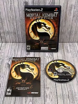 Mortal Kombat Deception Sony PlayStation 2 PS2 Complete In Box Tested Working • $15.99