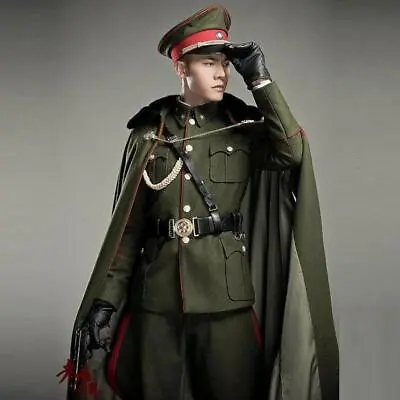 Male Military Army Cosplay Uniform Costume Outfits Party Full Suit Sets New • $88.10