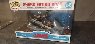 Brand New Funko Pop Jaws 1145 - Shark Eating Boat - Quint Orca Movie Moments • $90