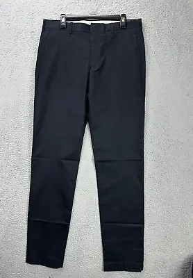 J.Crew Pants Mens 34X36 Ludlow Black Khakis Chino 3XDry Slim Fit Straight NEW A3 • $42.75