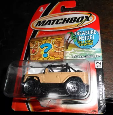 2005 Matchbox Truck Land Rover SVX 12 Treasure Inside • $12