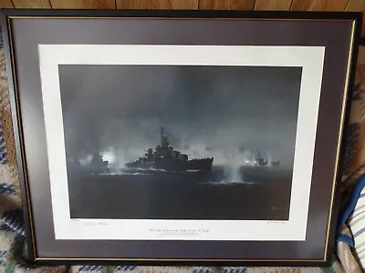 Ww2 Naval Destroyer Sea Battle The Little Beavers Admiral Signed R.g. Smith Rare • $2900