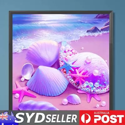 5D DIY Full Round Drill Diamond Painting Dream Shellfish Kit Home Decor 30x30cm • $9.99