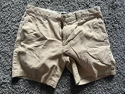 J Crew 7  Inseam Chino Shorts Men's 30 Casual Beach Vacation  Khaki • $6.80