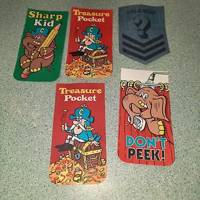 $9 • Buy Vintage Cap'n Crunch Cereal Premium Iron On Pocket Patches 