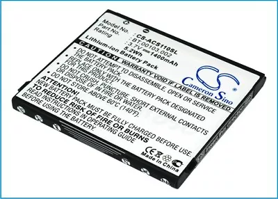 Battery For Acer Liquid S110 NeoTouch S110 S110 1UF504553-1-T0582 1400mAh NEW • £20.19