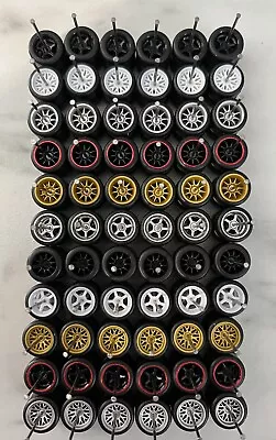 Hot Wheels - Matchbox Alloy Wheels Rubber Tires (10 Car Sets) 1/64 Real Riders • $22.98