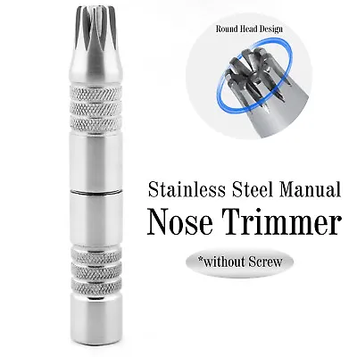 GERMAN Stainless Steel Travel Nose Ear Hair Clipper Trimmer Grooming Kit • $24.99