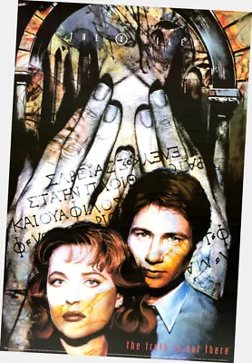 The X-Files X Files Poster 24 X36  24x36 Mulder And Scully • $24.95