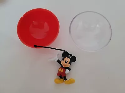 New Disney Mickey Mouse Figure Figurines Keyring Bag Accessory Red Bauble Ball • £10.99