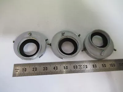 Lot Objective Holders Pol Leitz Germany Microscope Part As Pictured &r2-a-52 • $89