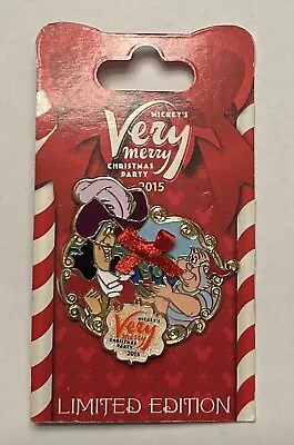 Disney World - Very Merry Christmas Party 2015 - Captain Hook & Smee LE Pin • $6.95