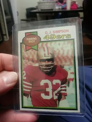 1979 Topps O.J. Simpson #170 Football Card San Francisco 49ers • $0.01