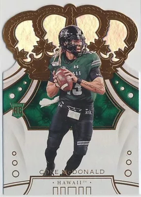 Cole McDonald - Hawaii - 2020 Chronicles Draft Picks - Crown Royale - RC - #57 • $1.49