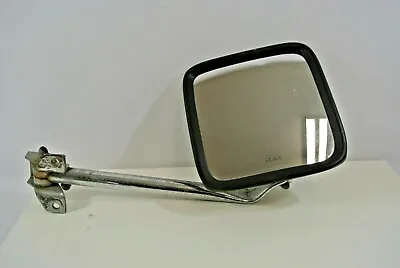 Acme Truck Side Mirror Right VTG Rubber Edge 8.5 Square Long Arm Safety Tempered • $29.99