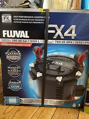 Fluval FX4 High Performance Canister Aquarium Filter - Multi-Stage Filtration... • $315