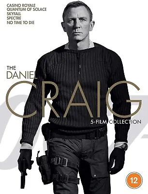 Daniel Craig's James Bond 5 Movie DVD Collection Brand New And Factory Sealed • £25.62