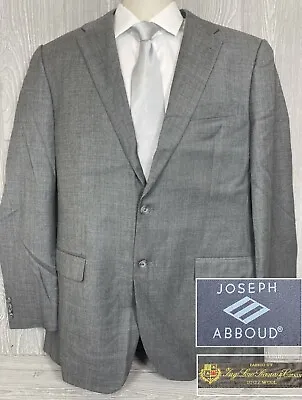 Joseph Abboud Grey Suit Jacket Sportcoat W/Loro Piana Wool Sz 42L (T5) • $50