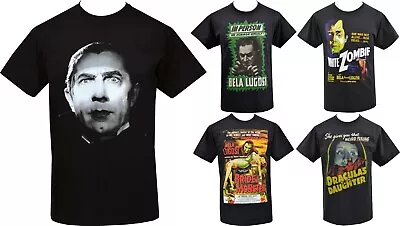 Mens HORROR T-Shirt Vampire Dracula Bela Lugosi Vintage Retro Film Poster Gothic • £18.50