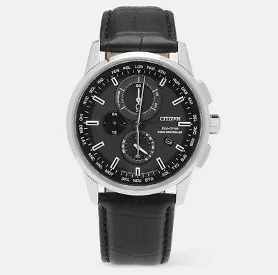 Citizen World Chronograph A-T Eco-Drive Radio Controlled Men's Watch AT8110-02E • $329.99