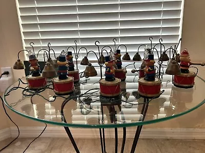 Vtg Mr Christmas Santas Marching Band Bell 35 Christmas Carols TESTED Works 1990 • $94