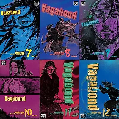 Vagabond VIZBIG Edition Manga 6-book Set Vol 7-12 By Takehiko Inoue • $145