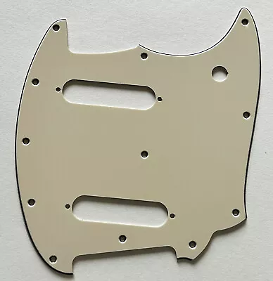 Vintage Yellow Pickguard Fit Fender OffSet Series Mustang Style Guitar Parts • $17.99