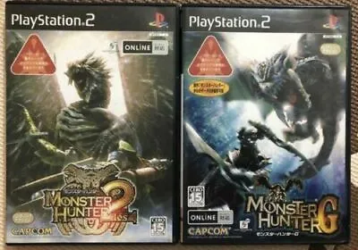 PS2 Monster Hunter 2 DOS & G 2 Game Set Japan • $31.97