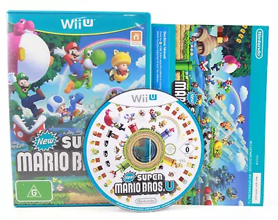 New Super Mario Bros U - Nintendo Wii U [PAL] - WITH WARRANTY • $22.45