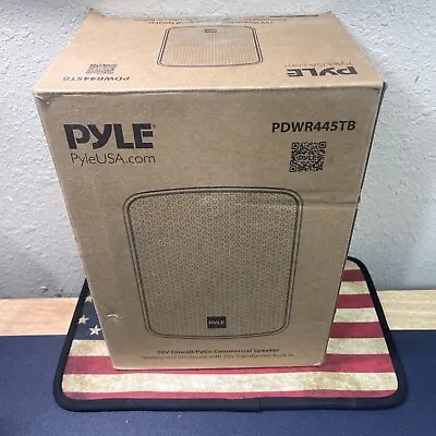 Pyle  Outdoor Waterproof Patio Speaker - 5.25  2-Way Weatherproof Wall/Ceiling • $49.49