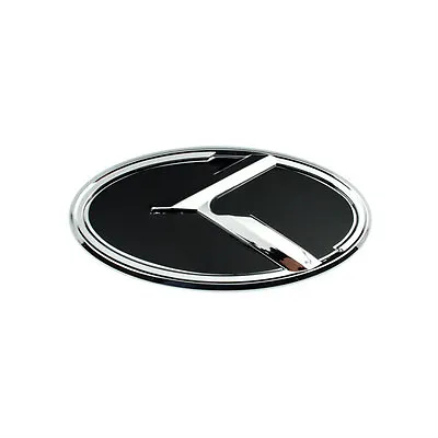 Chrome Black K Small Emblem Badge For Trunk Or Hood For Kia • $21.15