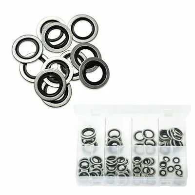 90 Piece - Bonded Seal Washer - Hydraulic BSP Imperial - 1/8  To 1  • £29.99