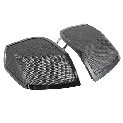 Vivid 5x7  Saddlebag Lid Speaker Grills Fit For Harley Road Electra Glide 14-up • $49.99