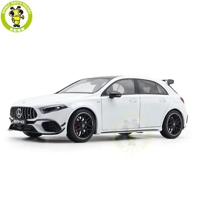 1/18 Mercedes AMG A45 S NZG White Diecast Model Toy Car Gifts For Friends Father • £136