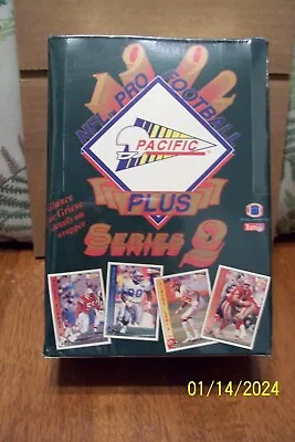 1992 NFL Pacific Pro Football Plus Wax Box - NEW - Factory Sealed - Series 2 • $36