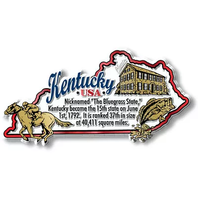 Kentucky Information State Magnet By Classic Magnets 4.1  X 2.1  • $6.99