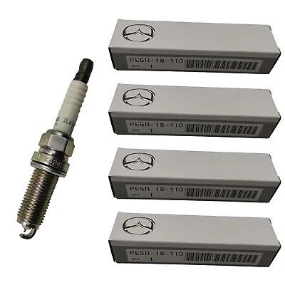 4Pcs PE5R-18-110 ILKAR7L11 For Ngk Mazda 3 6 CX-3 CX-5 Iridium Spark Plugs • $23.74