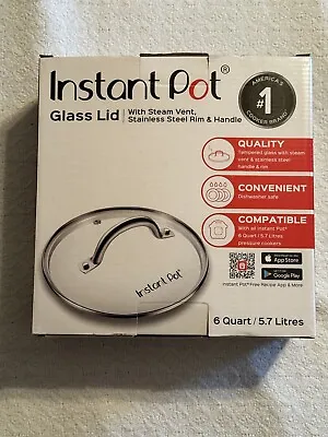 Instant Pot Glass Lid 6 Quart Insta Pot Replacement - New • $14.99