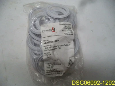 $50 • Buy Qty = 25: A40MPGR-150-V - TRI-CLAMP GASKET PTFE W/ FKM INSERT, 1 1/2 