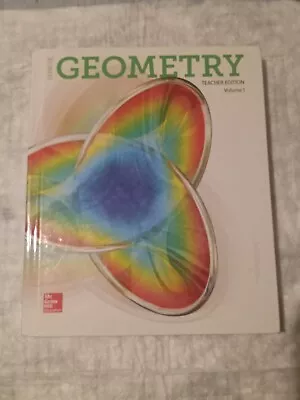 GLENCO GEOMETRY TEACHER EDITION VOL 1 By Mc Graw Hill - Hardcover  • $99.95