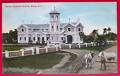 Postcard  Roman Catholic Church(Military)MhowMadhya PradeshIndia.c1910 • £1.31