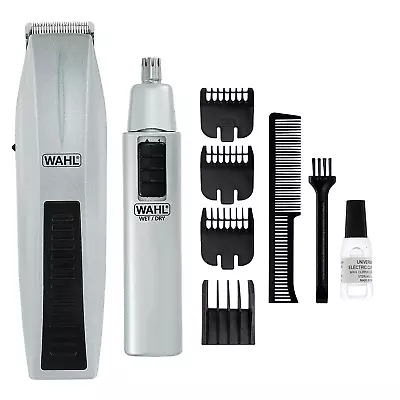 Personal Groomer Hair Trimmer Kit Ear Nose Shaver Battery Powered Cordless Razor • $18.78